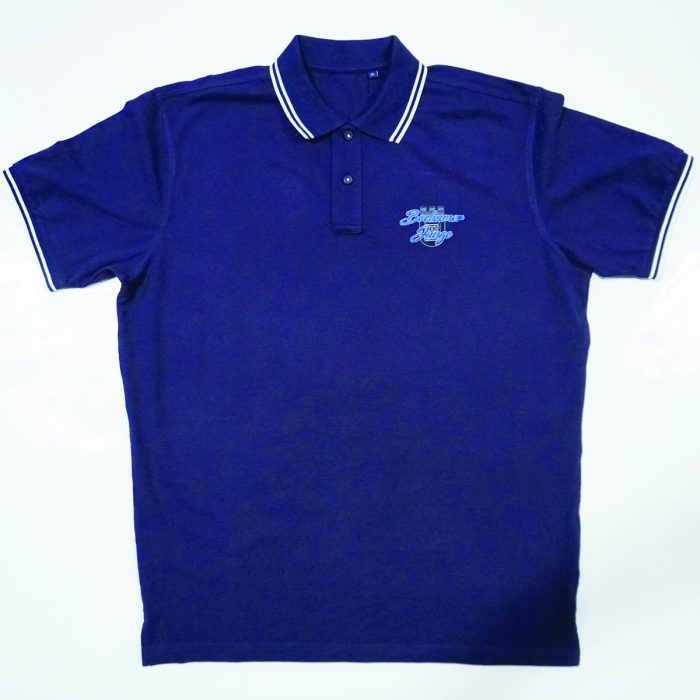 Poloshirt "Bochumer Junge" blau-weiß – Bild 1